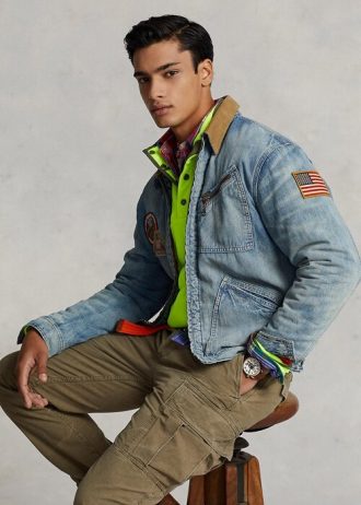 Pese miesten Ralph Lauren Denim Trucker-takit