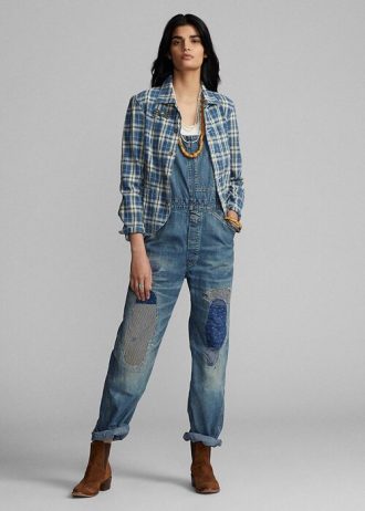 Pese naisten Ralph Lauren Repaired Denim haalari