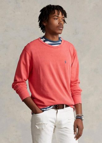 Punainen miesten Ralph Lauren Spa Terry paita