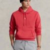 Punainen miesten Ralph Lauren tuplaneulottu huppari Punainen miesten Ralph Lauren tuplaneulottu huppari