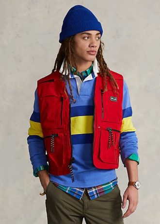 Punainen miesten Ralph Lauren vettä hylkivä liivi