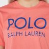 Punainen naisten Ralph Lauren Graphic Logo T-paidat Punainen naisten Ralph Lauren Graphic Logo T-paidat