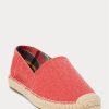 Punaiset miesten Ralph Lauren Cevio Pesty Canvas -kengät Punaiset miesten Ralph Lauren Cevio Pesty Canvas -kengät