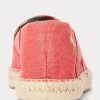 Punaiset miesten Ralph Lauren Cevio Pesty Canvas -kengät Punaiset miesten Ralph Lauren Cevio Pesty Canvas -kengät