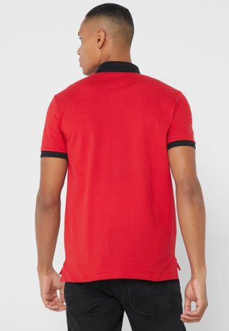 Punaiset miesten Ralph Lauren Essential T-paidat Punaiset miesten Ralph Lauren Essential T-paidat