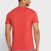Punaiset Miesten Ralph Lauren Slogan Crew Neck T-paidat Punaiset Miesten Ralph Lauren Slogan Crew Neck T-paidat
