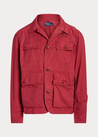 Punaiset miesten Ralph Lauren Twill -kahluutakit