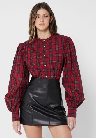 Punaiset naisten Ralph Lauren Button Down Topit Punaiset naisten Ralph Lauren Button Down Topit