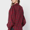 Punaiset naisten Ralph Lauren Button Down Topit Punaiset naisten Ralph Lauren Button Down Topit
