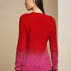 Punaiset naisten Ralph Lauren Lunar New Year -neulotut neulepuserot Punaiset naisten Ralph Lauren Lunar New Year -neulotut neulepuserot