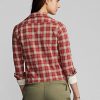 Punaiset naisten Ralph Lauren Plaid -printtipaidat
