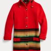Punaiset naisten Ralph Lauren -villatakit Punaiset naisten Ralph Lauren -villatakit