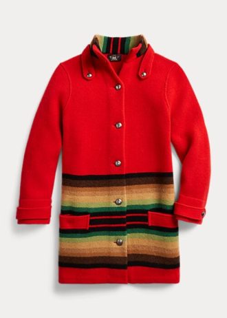 Punaiset naisten Ralph Lauren -villatakit