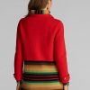 Punaiset naisten Ralph Lauren -villatakit Punaiset naisten Ralph Lauren -villatakit