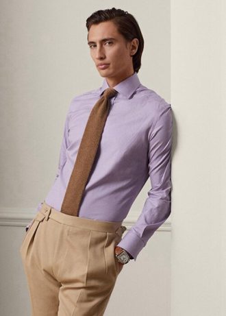 Purppura Miesten Ralph Lauren Gingham Muodolliset paidat