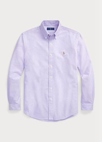 Purppura miesten Ralph Lauren Slim Fit Oxford paidat