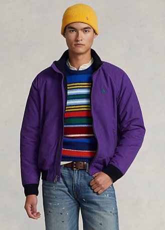 Purppurat miesten Ralph Lauren Raglan -hihaiset takit