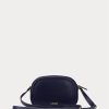 Ranskan laivaston naisten Ralph Lauren -nahkaiset keskikokoiset Jordynn Crossbody -laukut Ranskan laivaston naisten Ralph Lauren -nahkaiset keskikokoiset Jordynn Crossbody -laukut
