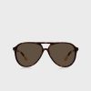 Ruskeat miesten Ralph Lauren 0Ph4173 Clubmaster aurinkolasit