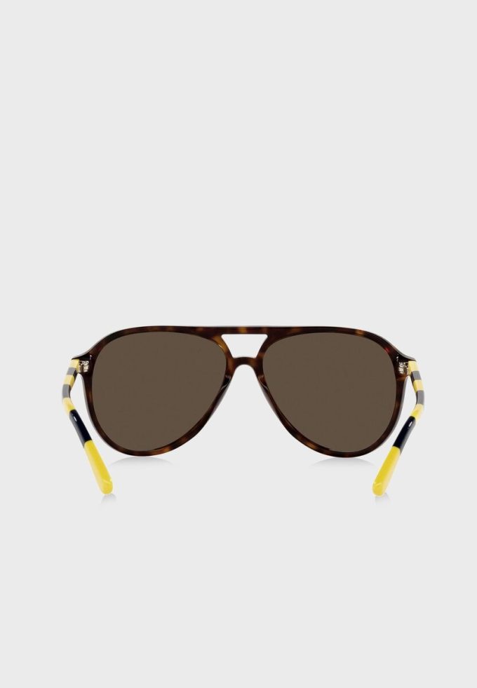 Ruskeat miesten Ralph Lauren 0Ph4173 Clubmaster aurinkolasit