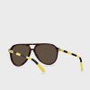 Ruskeat miesten Ralph Lauren 0Ph4173 Clubmaster aurinkolasit