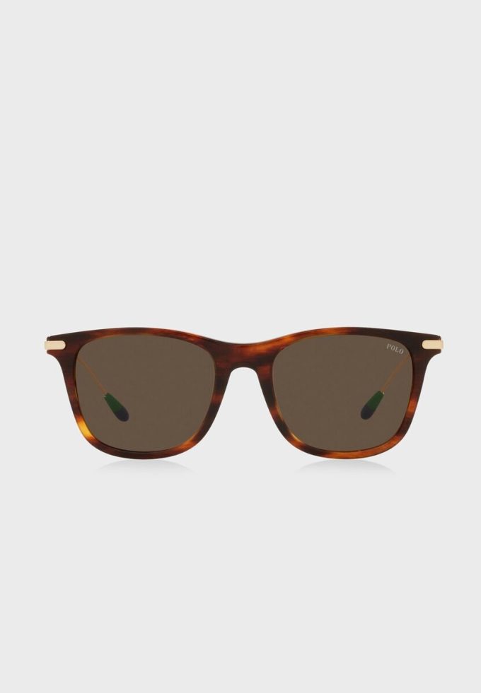 Ruskeat miesten Ralph Lauren 0Ph4179U Aviator aurinkolasit