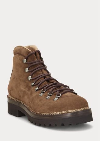 Ruskeat miesten Ralph Lauren Darrow Calf-Moksahkasaappaat Ruskeat miesten Ralph Lauren Darrow Calf-Moksahkasaappaat