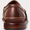 Ruskeat miesten Ralph Lauren Edricin nahkaiset Penny Loaferit