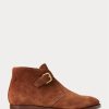 Ruskeat miesten Ralph Lauren Frasco Suede Chelsea -saappaat Ruskeat miesten Ralph Lauren Frasco Suede Chelsea -saappaat