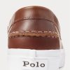 Ruskeat miesten Ralph Lauren Keaton nahkaiset Penny Loaferit