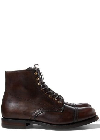 Ruskeat miesten Ralph Lauren -nahkasaappaat Ruskeat miesten Ralph Lauren -nahkasaappaat