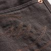 Ruskeat miesten Ralph Lauren ohuet, kapeat mustat hartsihuuhtelevat farkut Ruskeat miesten Ralph Lauren ohuet, kapeat mustat hartsihuuhtelevat farkut