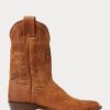 Ruskeat miesten Ralph Lauren Plainview mokkanahkaiset cowboysaappaat Ruskeat miesten Ralph Lauren Plainview mokkanahkaiset cowboysaappaat