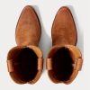 Ruskeat miesten Ralph Lauren Plainview mokkanahkaiset cowboysaappaat Ruskeat miesten Ralph Lauren Plainview mokkanahkaiset cowboysaappaat