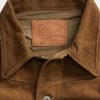 Ruskeat miesten Ralph Lauren Roughout mokkanahkatakit Ruskeat miesten Ralph Lauren Roughout mokkanahkatakit