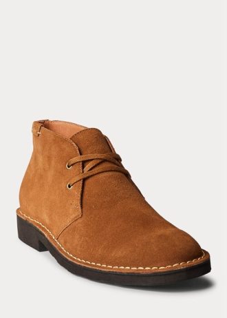 Ruskeat miesten Ralph Lauren Talan Suede Chukka Boots Ruskeat miesten Ralph Lauren Talan Suede Chukka Boots