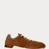 Ruskeat miesten Ralph Lauren Trackster 200 Harris Tweed® -lenkkarit