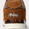 Ruskeat miesten Ralph Lauren Trackster 200 Harris Tweed® -lenkkarit