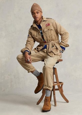 Ruskeat miesten Ralph Lauren Twill -vyötakit