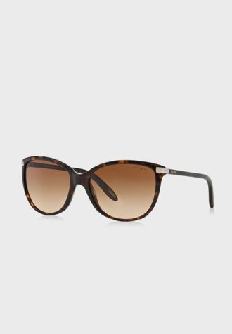 Ruskeat naisten Ralph Lauren 0RA5160 Butterfly-aurinkolasit
