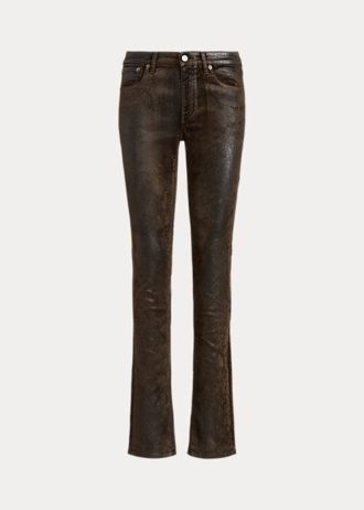 Ruskeat naisten Ralph Lauren 160 ohuet farkut Ruskeat naisten Ralph Lauren 160 ohuet farkut