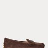 Ruskeat naisten Ralph Lauren Barnsburyn mokkanahkaiset loaferit
