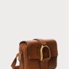 Ruskeat naisten Ralph Lauren Calfskin Welington Crossbody laukut Ruskeat naisten Ralph Lauren Calfskin Welington Crossbody laukut
