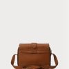 Ruskeat naisten Ralph Lauren Calfskin Welington Crossbody laukut Ruskeat naisten Ralph Lauren Calfskin Welington Crossbody laukut