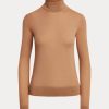 Ruskeat naisten Ralph Lauren Cashmere villapaidat Ruskeat naisten Ralph Lauren Cashmere villapaidat