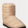 Ruskeat naisten Ralph Lauren -logolliset Quiltedie-saappaat Ruskeat naisten Ralph Lauren -logolliset Quiltedie-saappaat
