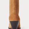 Ruskeat naisten Ralph Lauren Lowrey mokkanahkaiset cowboysaappaat Ruskeat naisten Ralph Lauren Lowrey mokkanahkaiset cowboysaappaat