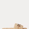 Ruskeat naisten Ralph Lauren Raffia -logotossut
