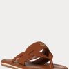 Ruskeat naisten Ralph Lauren Rosalind -tossut Ruskeat naisten Ralph Lauren Rosalind -tossut
