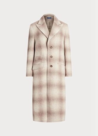 Ruskeat naisten Ralph Lauren ruudulliset villatakit